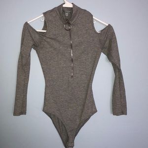 Zip up body suit
